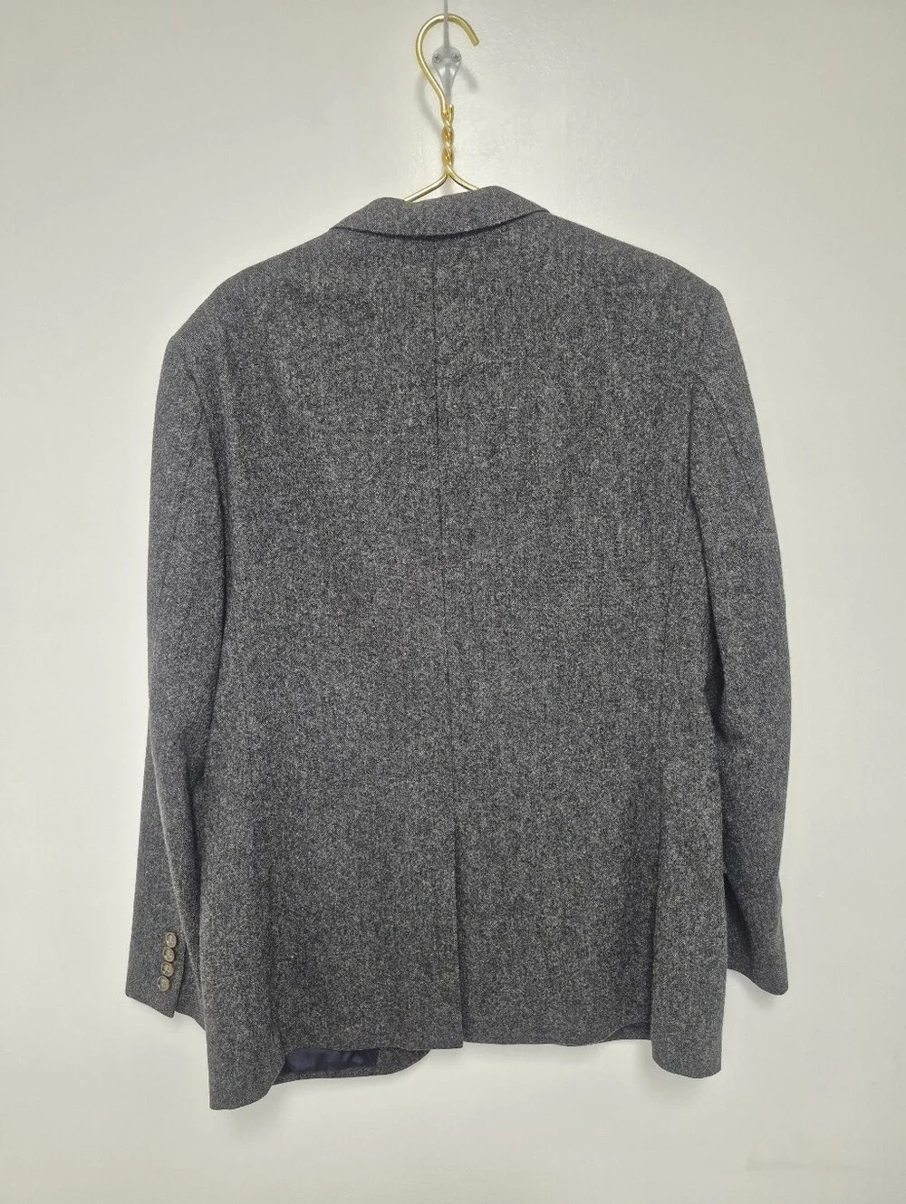 J. Crew Ludlow Jacket Dark Charcoal Black Wool sz 40R